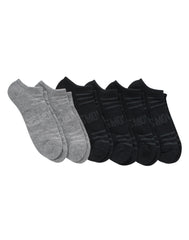 Hanes Moves Breathable Mesh Men’s No Show Socks, Shoe Sizes 6-12, 6-Pairs