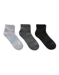 Hanes Absolute Active Men’s Cushioned Ankle Socks Pack, 3-Pack, Moisture Wicking