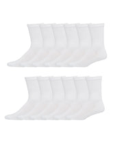 Hanes Men’s Cushioned Crew Socks, X-Temp, 12-Pairs