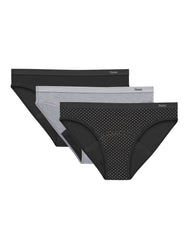 Hanes Comfort, Period. Bikini Period Underwear, Super Leaks, 3-Pack