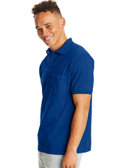 Hanes EcoSmart Men's Pocket Polo Shirt, 2-Pack