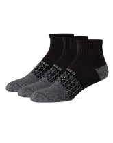 Hanes Absolute Active Men’s Cushioned Ankle Socks Pack, 3-Pack, Moisture Wicking