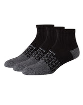 Hanes Absolute Active Men’s Cushioned Ankle Socks Pack, 3-Pack, Moisture Wicking