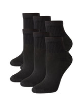 Hanes Women's Ankle Socks, Moisture-Wicking, Extended Sizes 8-12, 6-Pairs