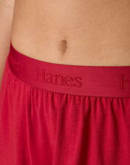 Hanes Originals Women's SuperSoft Comfywear Sleep Shorts, 3.25"
