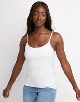 Hanes Women's Stretch Cami with Built-In Shelf Bra