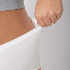 Hanes Just My Size Women's Cotton Brief Underwear, White, 6-Pack (Plus Size)
