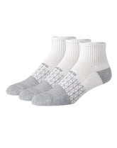 Hanes Absolute Active Men’s Cushioned Ankle Socks Pack, 3-Pack, Moisture Wicking