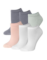 Hanes Originals Women’s SuperSoft No Show Socks, Extended Sizes, 6-Pairs