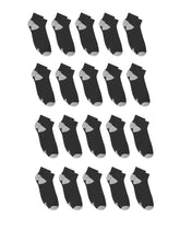 Hanes Men’s Cushioned Ankle Socks Pack, 20 Pairs, Moisture Wicking