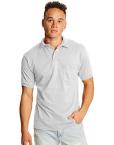 Hanes EcoSmart Men's Pocket Polo Shirt, 2-Pack