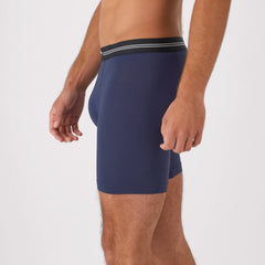Hanes Perfect Flex Men's Boxer Brief Underwear, Lightweight & Breathable, Navy, 1-Pack