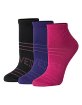 Hanes Moves Women’s Seamless Stretch Ankle Socks, 3 Pairs