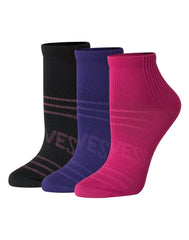 Hanes Moves Women’s Seamless Stretch Ankle Socks, 3 Pairs