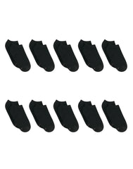 Hanes Women's No Show Socks, Cushioned, Extended Sizes, 10-Pairs