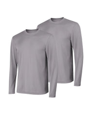 Hanes Sport Cool DRI Men's Performance Long Sleeve T-Shirt, Value 2-Pack