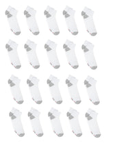 Hanes Men’s Cushioned Ankle Socks Pack, 20 Pairs, Moisture Wicking