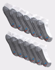 Hanes X-Temp Men's Cushioned Low Cut Socks, 12-Pairs