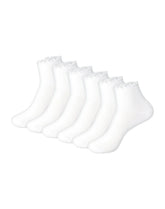 Hanes Originals Women’s SuperSoft Ankle Socks, 6-Pairs