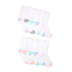 Hanes Moves X-Temp Women's Crew Socks, 10-Pairs, Shoe Sizes 5-9