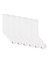 Hanes Performance Men's Cushioned Big & Tall Crew Socks, 6-Pairs