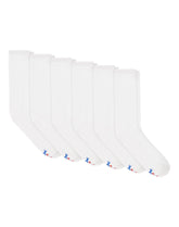 Hanes Performance Men's Cushioned Big & Tall Crew Socks, 6-Pairs