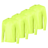 Hanes Sport Cool DRI Men's Performance Long Sleeve T-Shirt, Value 4-Pack