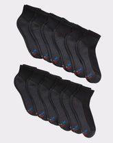Hanes Men's X-Temp Cushioned Ankle Socks, 12-Pairs