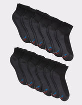 Hanes Men's X-Temp Cushioned Ankle Socks, 12-Pairs