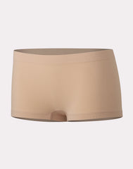 Hanes Girls’ Tween Underwear Seamless Boyshort Pack, Neutrals, 4-Pack