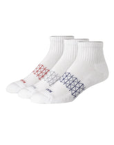 Hanes Absolute Active Men’s Cushioned Ankle Socks Pack, 3-Pack, Moisture Wicking