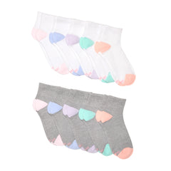 Hanes Moves X-Temp Women’s Ankle Socks, 10-Pairs, Shoe Sizes 5-9
