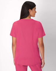 Hanes Comfort Fit Scrubs Women's Rib Back Scrub Top