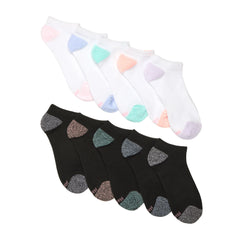 Hanes Moves X-Temp Women’s No Show Socks, 10-Pairs, Shoe Sizes 8-12