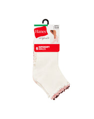 Hanes Originals Women’s SuperSoft Ankle Socks, 6-Pairs