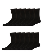 Hanes Men's FreshIQ® X-Temp® Active Cool® Big and Tall Crew Socks 12-Pack