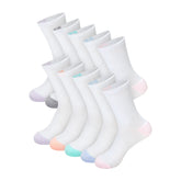 Hanes Moves X-Temp Women's Crew Socks, 10-Pairs, Shoe Sizes 8-12