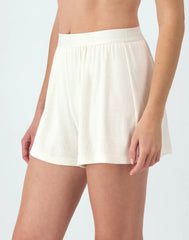 Hanes Originals Women’s SuperSoft Comfywear Rib Sleep Shorts