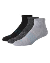 Hanes Absolute Active Men’s Cushioned Ankle Socks Pack, 3-Pack, Moisture Wicking