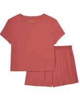 Originals 2-Piece Lounge Set, SuperSoft Cropped Baby Doll Tee & Sleep Shorts Loungewear Set