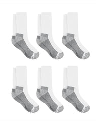 Hanes Men's Big & Tall Work Crew Socks, 6-Pairs