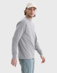 Hanes Beefy Men's Long Sleeve T-Shirt, Cotton