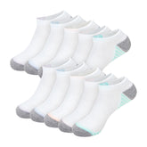 Hanes Moves X-Temp Women’s No Show Socks, 10-Pairs, Shoe Sizes 8-12
