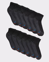 Hanes Men's X-Temp Cushioned Ankle Socks, 12-Pairs