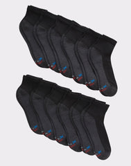 Hanes Men's X-Temp Cushioned Ankle Socks, 12-Pairs