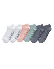 Hanes Originals Women’s SuperSoft No Show Socks, Extended Sizes, 6-Pairs