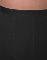Hanes Ultimate Big Men's ComfortBlend Boxer Brief Underwear, Black/Grey, 3-Pack (Big & Tall Sizes)