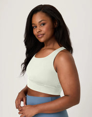 Hanes Moves Women's Crop Sports Bra, Racerback