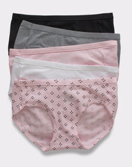 Hanes Ultimate ComfortSoft Women’s Hipster Underwear, 5-Pack