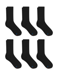 Hanes Men's Performance Cushioned Crew Socks, 6-Pack